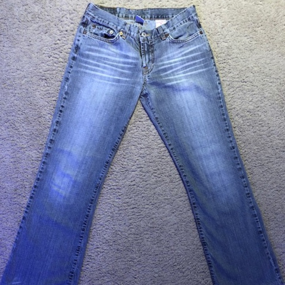 Lucky Brand Dungarees Whitewash Size 6